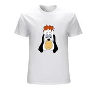 Men's Merry Emperor Droopy The Dog Short Sleeve T-Shirts White S