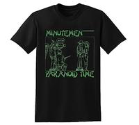 Men's Minutemen Punk Rock The Stooges Music Black Men Tee Shirt S T-Shirts White XXL