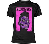 Mens Morrissey Day of The Dead T-Shirt Fashion Casual Unisex Black Tee Manches Courtes(3X-Large)
