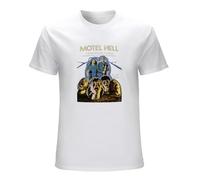 Men's Motel Hell Retro 1980S Horror Movie 80'S Film Graphic Tee Shirt T-Shirts White XL