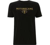 Men's Motobecane T Shirt Vintage Motorcycle 1922 French Scooter Bike Two Stroke Black L