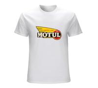 Men's MOTUL Motor Oil Tee Shirt Short-Sleeve Unisex T-Shirt White XXL