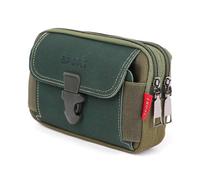 Men's Multifunctional Belt Bag with Waistband Mobile Phone Pocket Horizontal 6.5 Inch Green