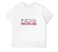 Men's NCIS New Orleans Neon Sign Regular Fit T-Shirts White S