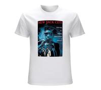 Men's New Jack City Movie Hip Hop T-Shirts White S