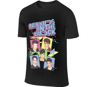 Men's New-Kids on The-Block Design Pure Cotton Breathable T-Shirt for Man