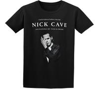 Men's Nick Cave Conversations with Nick Cave Men's T Shirt Black XL