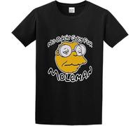 Men's No One’S Gay for Moleman Cotton T Shirt Manches Courtes(Small)