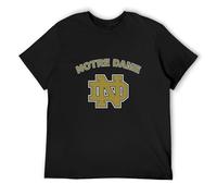 Men's Notre Dame Fighting Irish Logo T Shirt T-Shirts Black XL