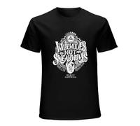 Men's Novelty Werewolves Not Swearwolves Men 100% Cotton What We Do in The Shadows Short Sleeve Tee Shirt Gift Tops T-Shirts Black M