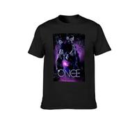 Men's Nydia Laura Once Upon A Time Cotton T Shirt Black 3XL