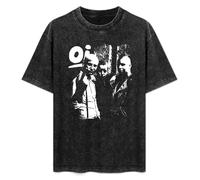 Men's Oi! Punk Rock Tshirt T-Shirt Black L