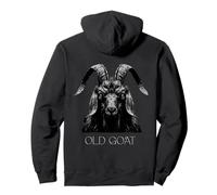 Mens Old Goat Intense Ram Stare Funny Old Buck Sweat à Capuche