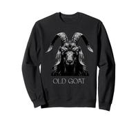 Mens Old Goat Intense Ram Stare Funny Old Buck Sweatshirt