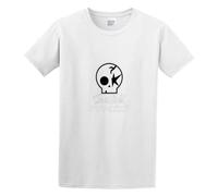 Men's One Ok Skull Cotton T Shirt White L