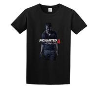Men's Opand Uncharted 4 A Thief's End Game ' Customized T-Shirts Black XL