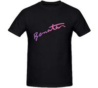 Men's Pat Benatar Live from Earth Mens Design Crew Neck T-Shirts Black XXL