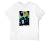 Men's Pet Sematary Stephen King 80S Horror Movie Fan T-Shirts White M