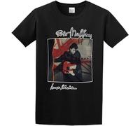 Men's Peter Maffay Lange Schatten Tshirt Print Tees Short Sleeve O Neck Black XXL