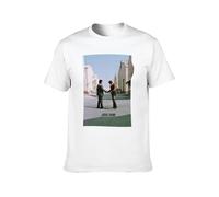 Men's Pink Floyd Wish You Were Here Album Cover Fire Handshake Concert Cotton T Shirt White 3XL