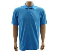MENS PIQUE POLO T-SHIRT TOP PLAIN COLOURS 2 BUTTON COLLAR [Video Game]