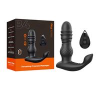 Men's Play - Vibromasseur prostate noir à va-et-vient