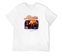 Men's Poison Nothin But A Good Time Rock Album Cover Art Tour T-Shirts White XL