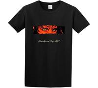 Men's Poison Open Up and Say Ahh Cotton T Shirt Manches Courtes(X-Large)