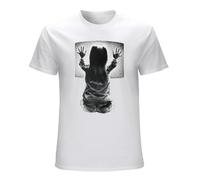 Men's Poltergeist Horror Movie Designs Tops Fashion Casual Personality Tee Shirts T-Shirts White M