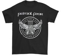 Men's Primal Fear Eagle T-Shirt T-Shirt O-Neck Funny Tee Short Sleeve Black XXL