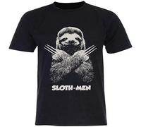 Men's Proud Mens Fashion Men Summer Sloth Men Funny T Shirt T-Shirts Black XXL