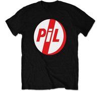 Men's Public Image Limited PiL Logo T-Shirt Fashion Black XXL
