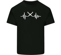 Men's Pulse Artist Art Teacher Fine ECG Mens Cotton T-Shirt Tee Top T-Shirt Black M