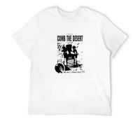Men's Purt Spaceballs T Shirt Dark Helmet Comb The Desert Mel Brooks Comedy Movies Tee White M
