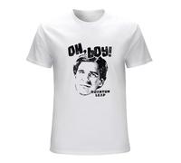 Men's Quantum Leap 1980S Retro Science-Fiction TV Nostalgic Cotton Tee T-Shirts White S