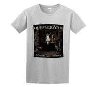 Men's Queensrÿche Condition Hüman Cotton T Shirt Grey L