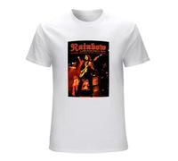 Men's Rainbow Live in Munich English Ritchie Blackmore T-Shirts White S
