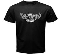 Men's REO Speedwagon Logo Legend of Rock Mens Black T Shirt Manches Courtes(3X-Large)