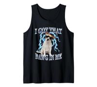 Mens Retro Vintage Heavy Metal Rock Jack Russell Terrier Dog Débardeur