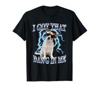 Mens Retro Vintage Heavy Metal Rock Jack Russell Terrier Dog T-Shirt