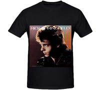 Men's Rick Springfield Hard to Hold Soundtrack Mens O Neck Printed T Shirt T-Shirts Black S