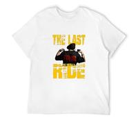 Men's Rip Sidhu Moosewala The Last Ride Harajuku Cotton Crewneck Short Sleeve Custom T-Shirts White 3XL