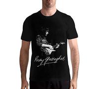 Mens Ro-Ry Galla-Gher Round Neck Pure Cotton Short Sleeve Comfortable Adult T-Shirt Top T-Shirts à Manches Courtes(X-Large)