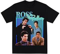 Men's Ross Geller Homage Tshirt.Men's T-Shirt T Shirt Friends Tee 90s Funny Black L