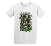 Men's Round Neck T-Shirt Kottonmouth King Leprachaun Classic Style White XL