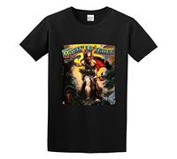 Men's Round Neck T-Shirt Molly Hatchet Flirtin with Disaster Short Sleeves Black 3XL