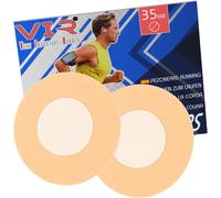 Men's Running Nipple Protection 35mm Disposable-Nipple Cover Man Sport-Running Nipple Protector For Running-Strong Adhesive And Soft Heart,Beige,Sporty.[R135]