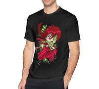 Men's Rurouni Kenshin Tee Novelty Short Sleeve Black T-Shirts Black 3XL