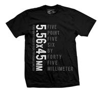 Men's Russian Roulette Clothing 5.56X45Mm T Shirt T-Shirts Black M