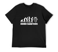 Men's Saab 900 98 Aero 9-5 9-3 Novelty Breathable Tee Shirt T-Shirts Black XL